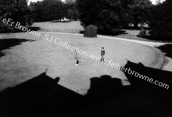 SHADOWS ON LAWN( FRANCIS & MICHAEL)